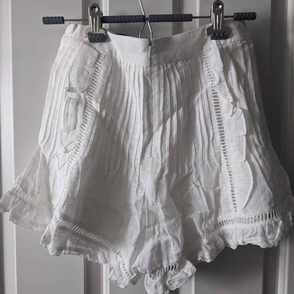 NWT Sabo Skirt Lace White Shorts